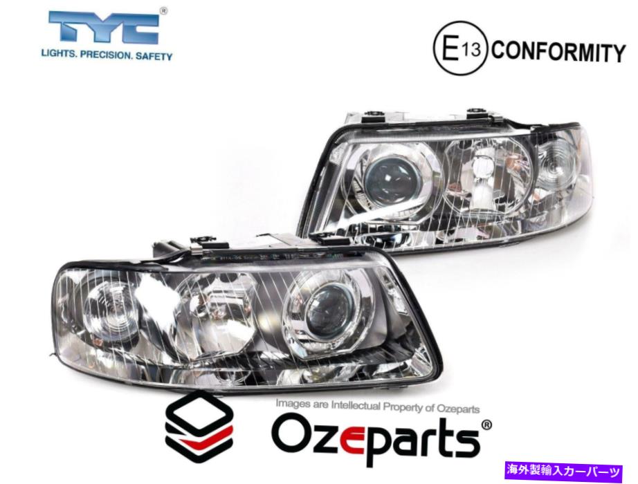 USヘッドライト セット/ペアLH + RHヘッドライトランプハロゲンタイプ8Lシリーズ2 2000~2004 Set / Pair LH+RH Head Light Lamp Halogen Type For Audi A3 8L Series 2 2000~2004【並行輸入品】