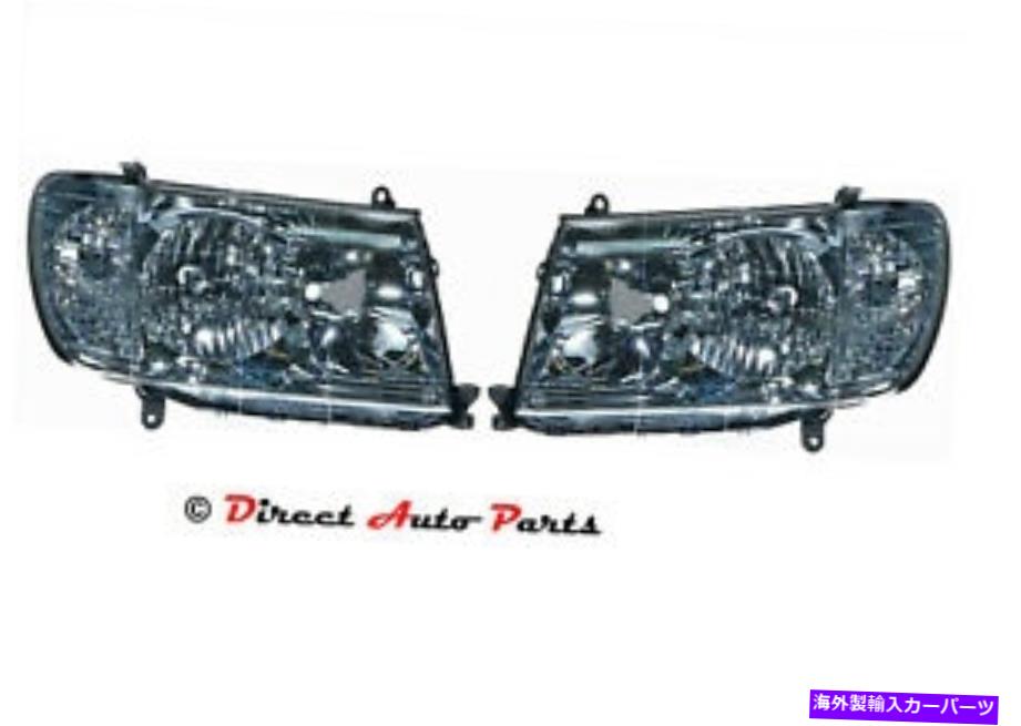 USヘッドライト *新*ヘッドライトヘッドライトランプスーツトヨタの先立ち1005/2005 - 7/2007ペア *NEW* HEADLIGHT HEAD LIGHT LAMP SUIT TOYOTA LANDCRUISER 100 5/2005 - 7/2007 PAIR【並行輸入品】