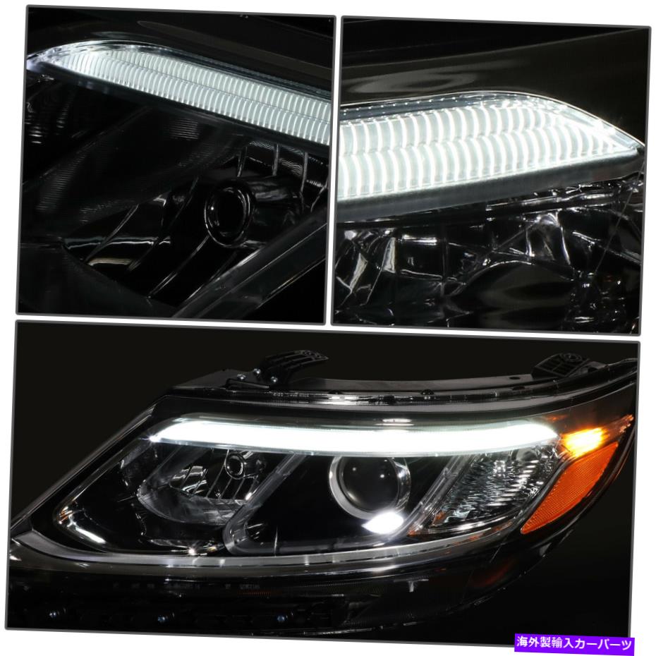 FOR 2014-2015 SORENTO EX/SX LED DRL BLACK CLEAR SIDE SIDE PROJECTOR HEADLIGHTS
