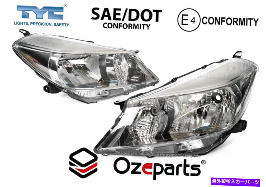 USヘッドライト Toyota Yaris NCP130 SER 1 Hatch 2011~2014のためのペアLH + RHヘッドライトランプの設定 Set Pair LH+RH Head Light Lamp For Toyota Yaris NCP130 Ser 1 Hatch 2011~2014【並行輸入品】|Us Custom Parts Shop USDM