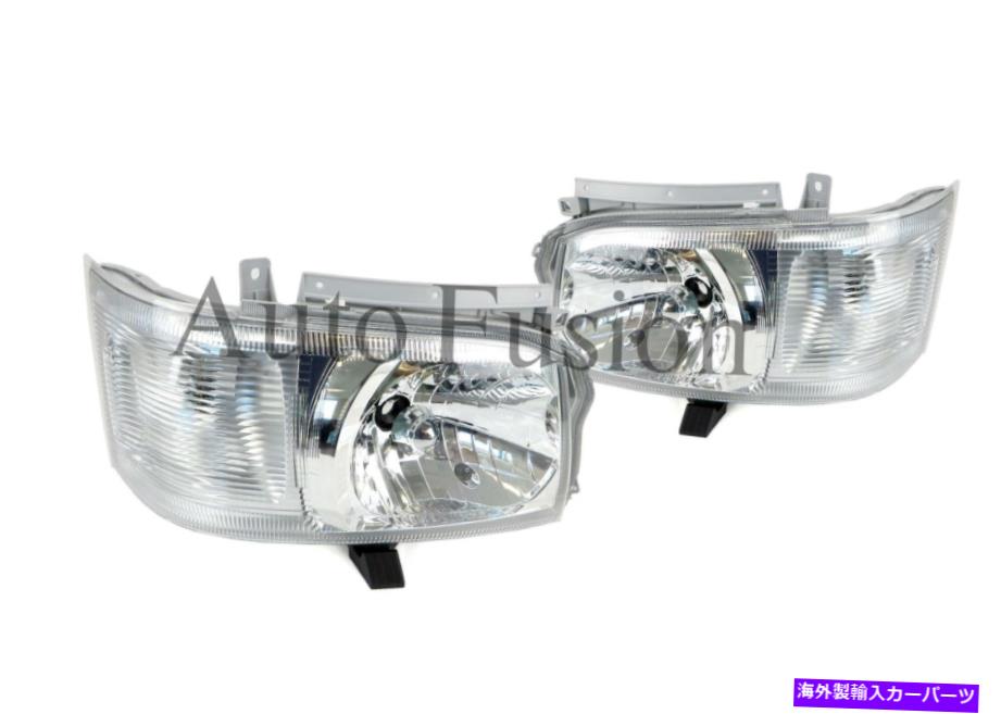 USヘッドライト Toyota Hiace Trh / KDH 2005-2010用のヘッドライトペア Headlights Pair For Toyota Hiace Trh/Kdh 2005-2010【並行輸入品】