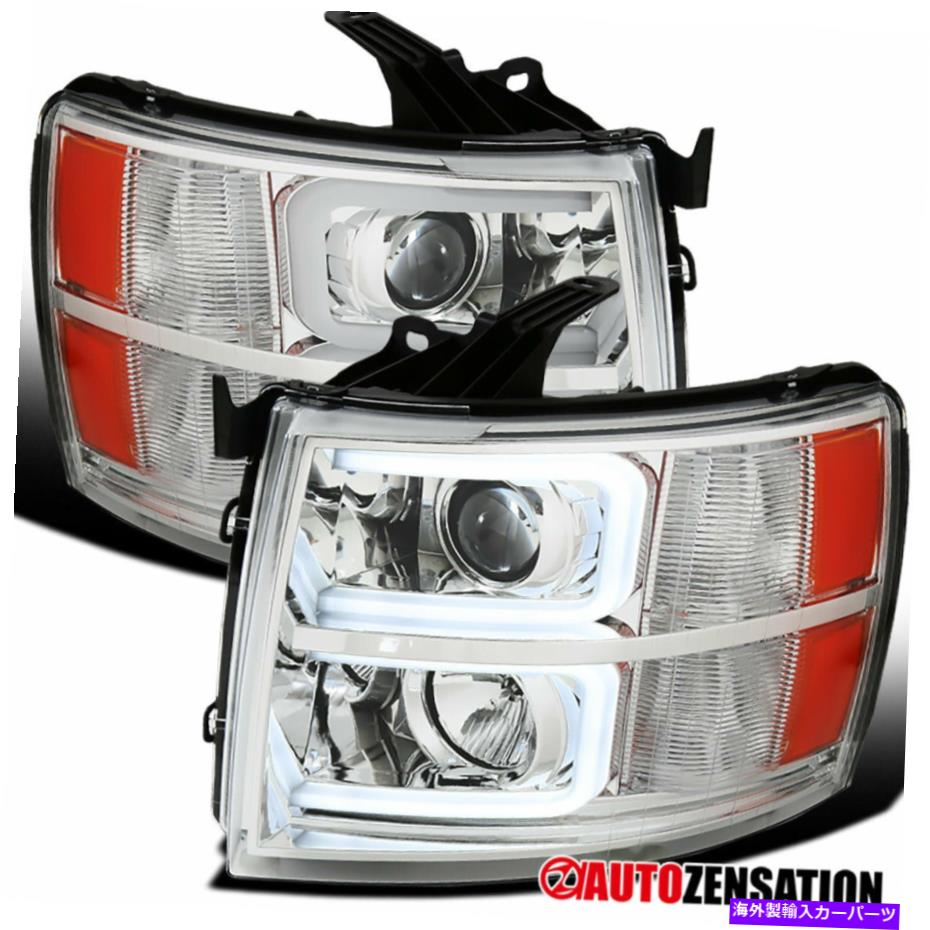 【楽天市場】USヘッドライト 20072014 Chevy Silverado 1500 2500HD 3500HD LEDチューブ
