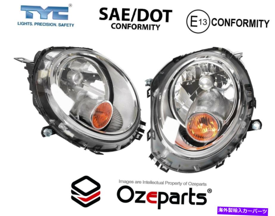 USヘッドライト BMWミニクーパーハードトップ07~13 /ソフトトップ09~13のためのペアLH + RHヘッドライトアンバー Pair LH+RH Head Light Amber For BMW Mini Cooper Hard Top 07~13 / Soft Top 09~13【並行輸入品】|Us Custom Parts Shop USDM