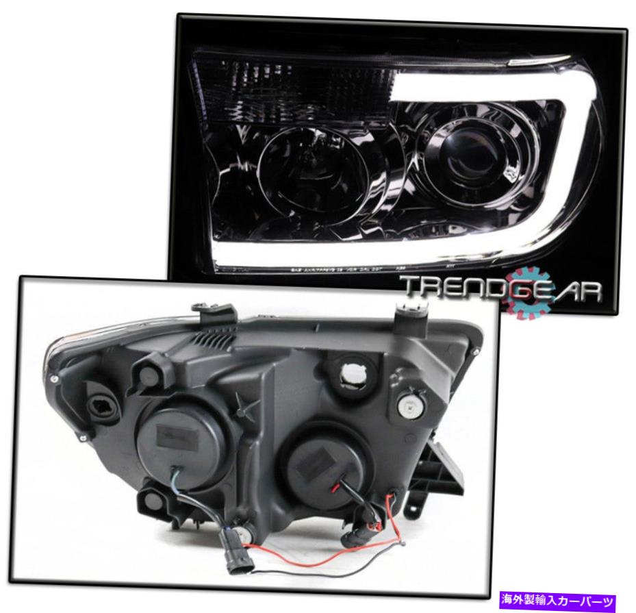 USヘッドライト 2007-2013のTundra / 2008 + Sequoia LED Chrome ProjectorヘッドライトランプW / DRLキット FOR 2007-2013 TUNDRA/2008+ SEQUOIA LED CHROME PROJECTOR HEADLIGHT LAMP W/DRL KIT【並行輸入品】｜Us Custom Parts Shop USDM