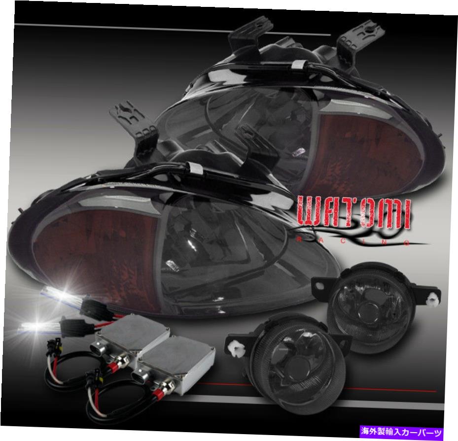 USヘッドライト 93-95ホンダデルソルクリスタルスモークヘッドライト+アンバーコーナー+バンパーフォグ+ 50W 8K HID 93-95 HONDA DEL SOL CRYSTAL SMOKE HEAD LIGHTS+AMBER CORNER+BUMPER FOG+50W 8K HID【並行輸入品】｜Us Custom Parts Shop USDM