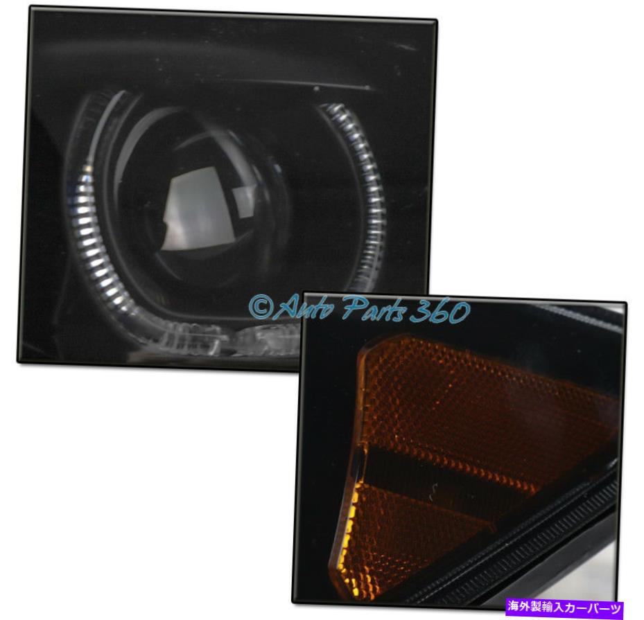 USヘッドライト 07-13トヨタツンドラ/ 08-17 Sequoia Haloプロジェクターヘッドライトランプブラック/スモーク FOR 07-13 TOYOTA TUNDRA/08-17 SEQUOIA HALO PROJECTOR HEADLIGHTS LAMP BLACK/SMOKE【並行輸入品】｜Us Custom Parts Shop USDM