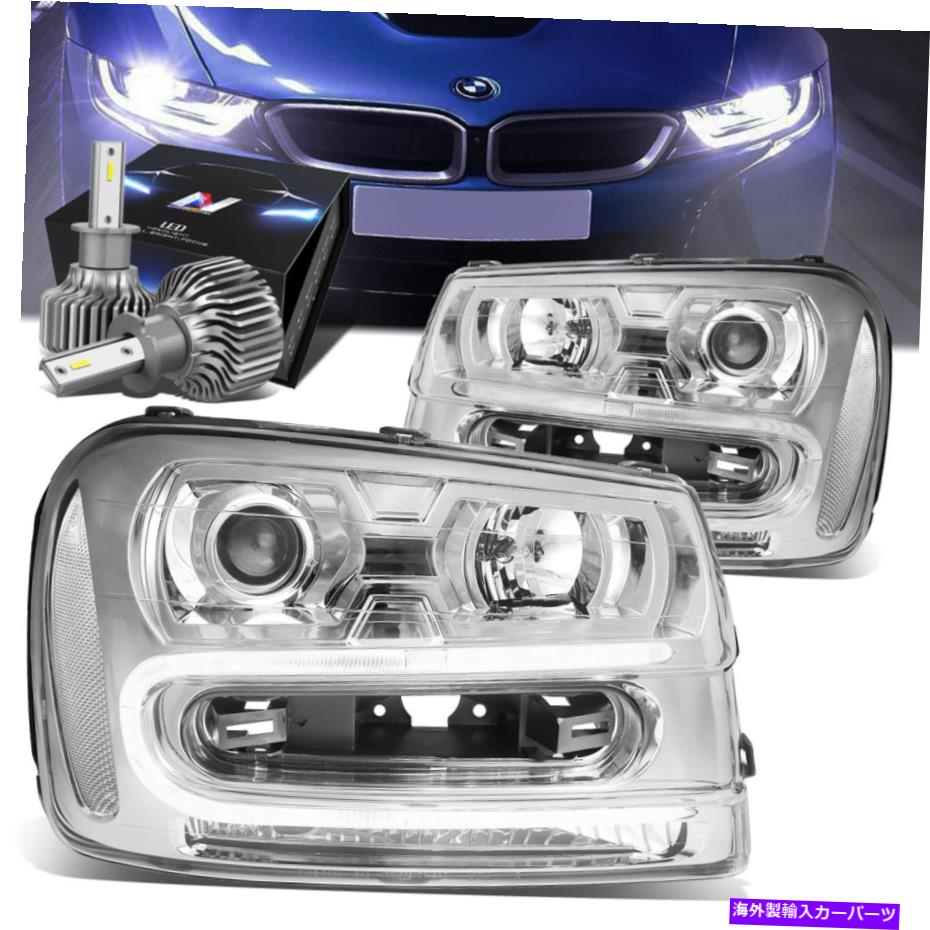USヘッドライト クロームハウジングプロジェクターのヘッドライト+スリムLED HIDキットは02-09 Chevy Trailblazer CHROME HOUSING PROJECTOR HEADLIGHTS+SLIM LED HID KIT FOR 02-09 CHEVY TRAILBLAZER【並行輸入品】｜Us Custom Parts Shop USDM