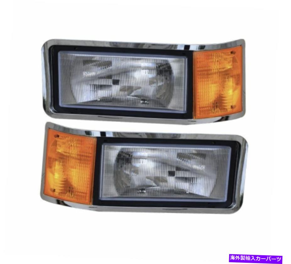 USヘッドライト MACK CH612、CH613コーナーランプ（L / R） - セット Mack CH612, CH613 Headlights with Corner Lamps (L/R) - SET【並行輸入品】｜Us Custom Parts Shop USDM 58,951円
