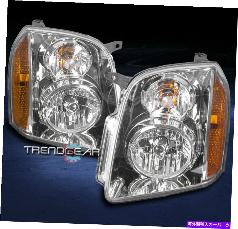 【楽天市場】USヘッドライト 0714 GMC Yukon XL 1500 2500スポーツSUVクリスタルスタイルヘッドライトランプ