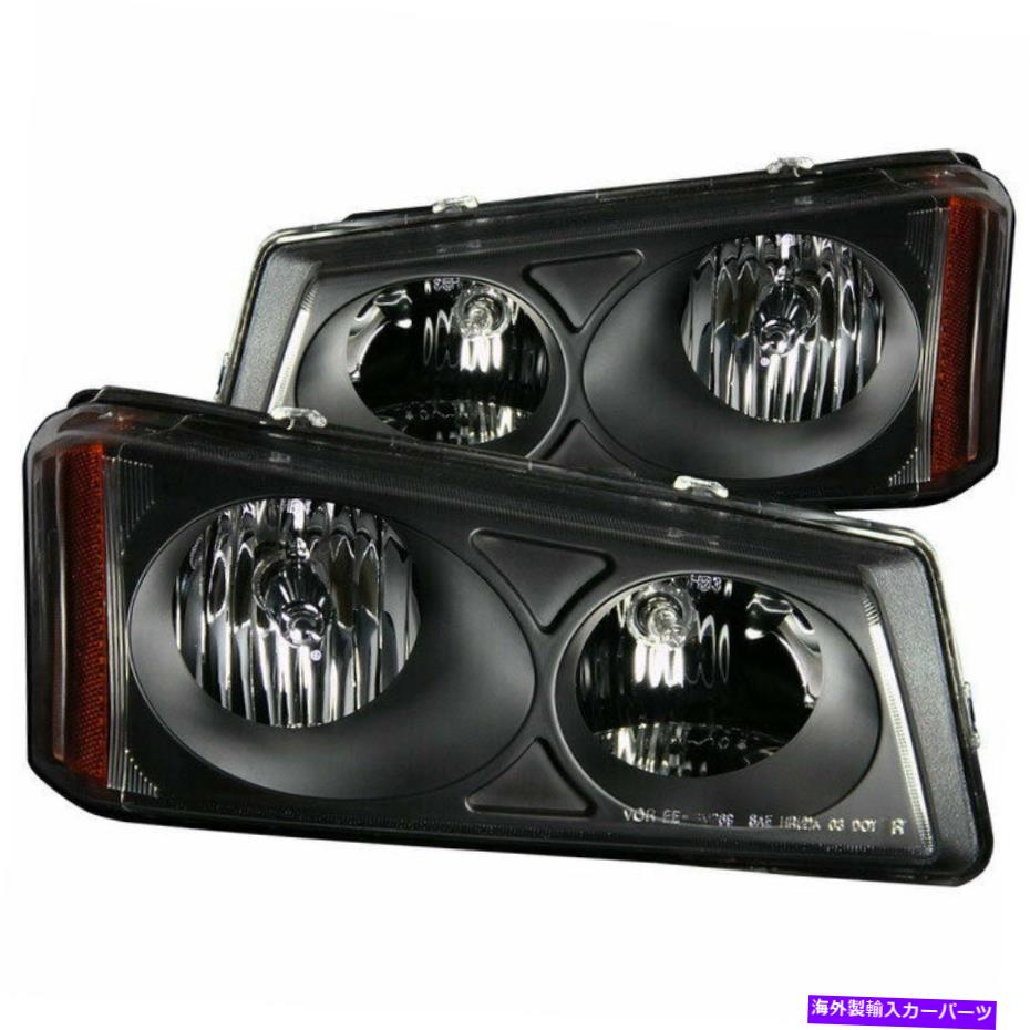 USヘッドライト ヘッドライトアセンブリ用クリスタルヘッドライトセット左、右アナゾ111009 Headlight Assembly-Crystal Headlight Set Left,Right Anzo 111009【並行輸入品】｜Us Custom Parts Shop USDM