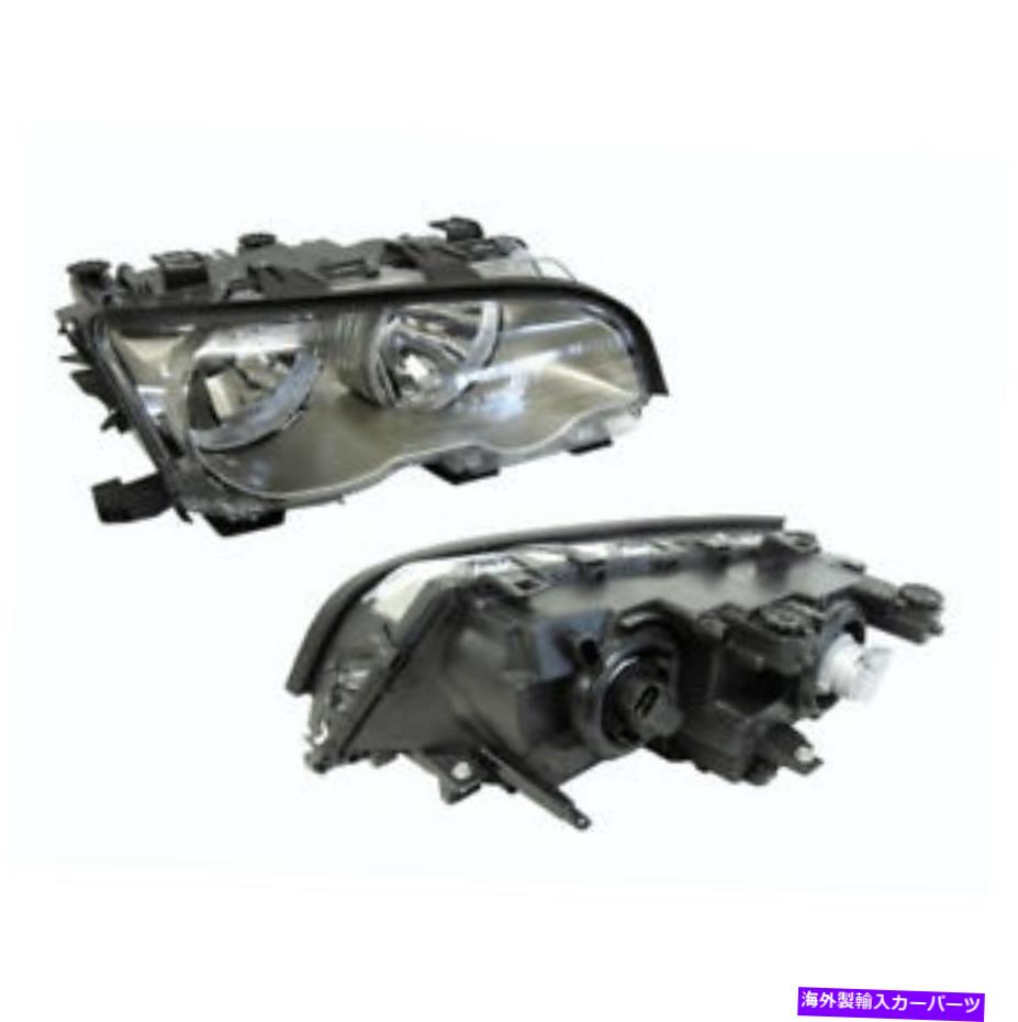 USヘッドライト BMW 3シリーズE46クーペ用ヘッドライト11 / 2000-04 / 2003年 Headlight for BMW 3 Series E46 Coupe 11/2000-04/2003-RIGHT【並行輸入品】