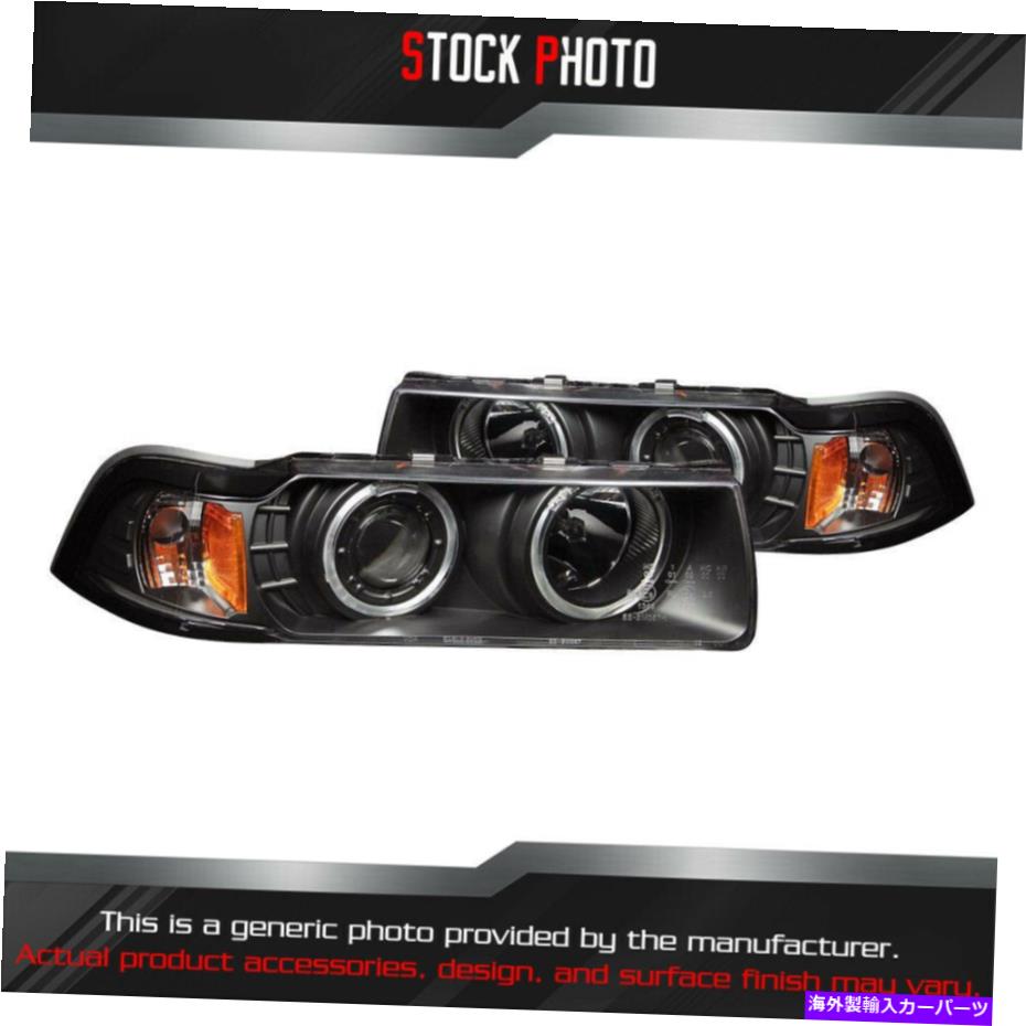 USヘッドライト Anzo Black HaloプロジェクターLEDヘッドライトは92-98 BMW 3シリーズ121011 Anzo Black Halo Projector LED Headlights for 92-98 BMW 3-Series 121011【並行輸入品】｜Us Custom Parts Shop USDM