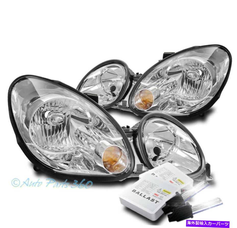 USヘッドライト 98-05 LEXUS GS300 GS400 GS430クリスタルスタイルヘッドライトランプクロームW / 8K HID FOR 98-05 LEXUS GS300 GS400 GS430 CRYSTAL STYLE HEADLIGHTS LAMPS CHROME W/8K HID【並行輸入品】