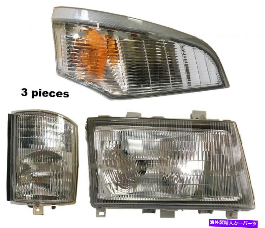 USヘッドライト 新しい旅客サイドコーナーマーカー&ヘッドライト3PCのための三菱ふう New Passenger Side Corner Marker & Headlight 3Pc FOR 2008 Mitsubishi FUSO【並行輸入品】|Us Custom Parts Shop USDM