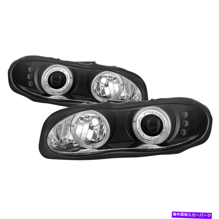 USヘッドライト Spyder Auto 5009234 Halo LEDプロジェクターヘッドライトは98-02 Camaroにフィット Spyder Auto 5009234 Halo LED Projector Headlights Fits 98-02 Camaro【並行輸入品】