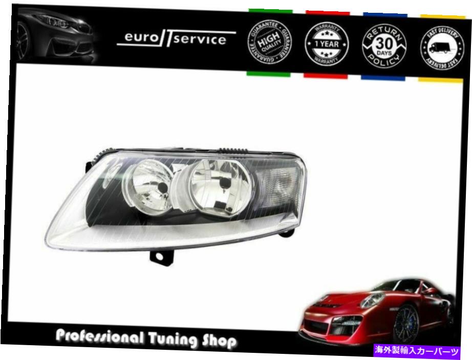 USヘッドライト 左ヘッドライトアウディA6 2008 2009 20110 2011クロームブラック Left Headlight Audi A6 2008 2009 2010 2011 Chrome Black【並行輸入品】 60,396円