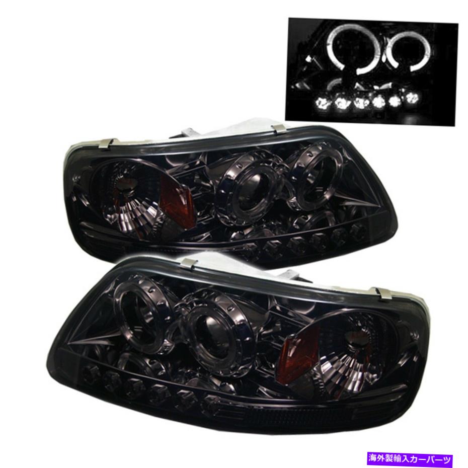 USヘッドライト Spyder Auto 5010285 Halo LEDプロジェクターヘッドライトは97-03 ExeDedition F-150に収まる Spyder Auto 5010285 Halo LED Projector Headlights Fits 97-03 Expedition F-150【並行輸入品】|Us Custom Parts Shop USDM