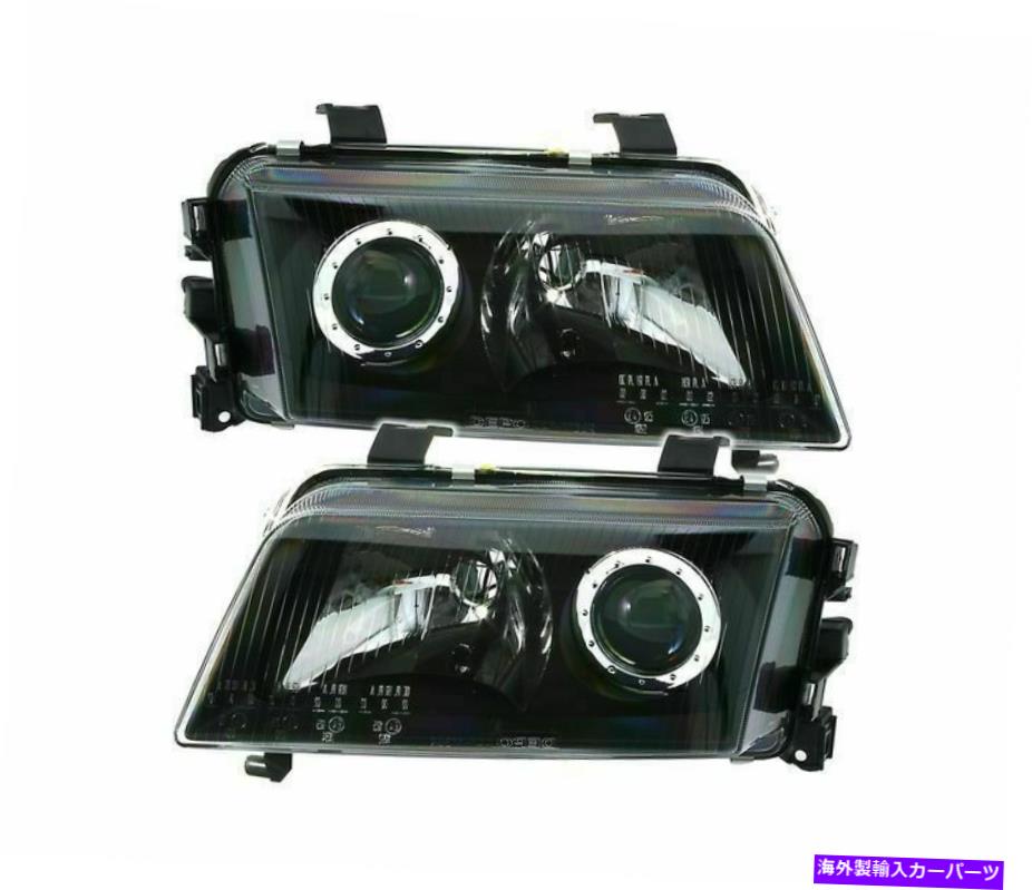 USヘッドライト AUDI A4 B5 1994-1999ブラックVP109セットヘッドライトLHD RHD AUDI A4 B5 1994-1999 BLACK VP109 SET HEADLIGHTS LHD RHD【並行輸入品】
