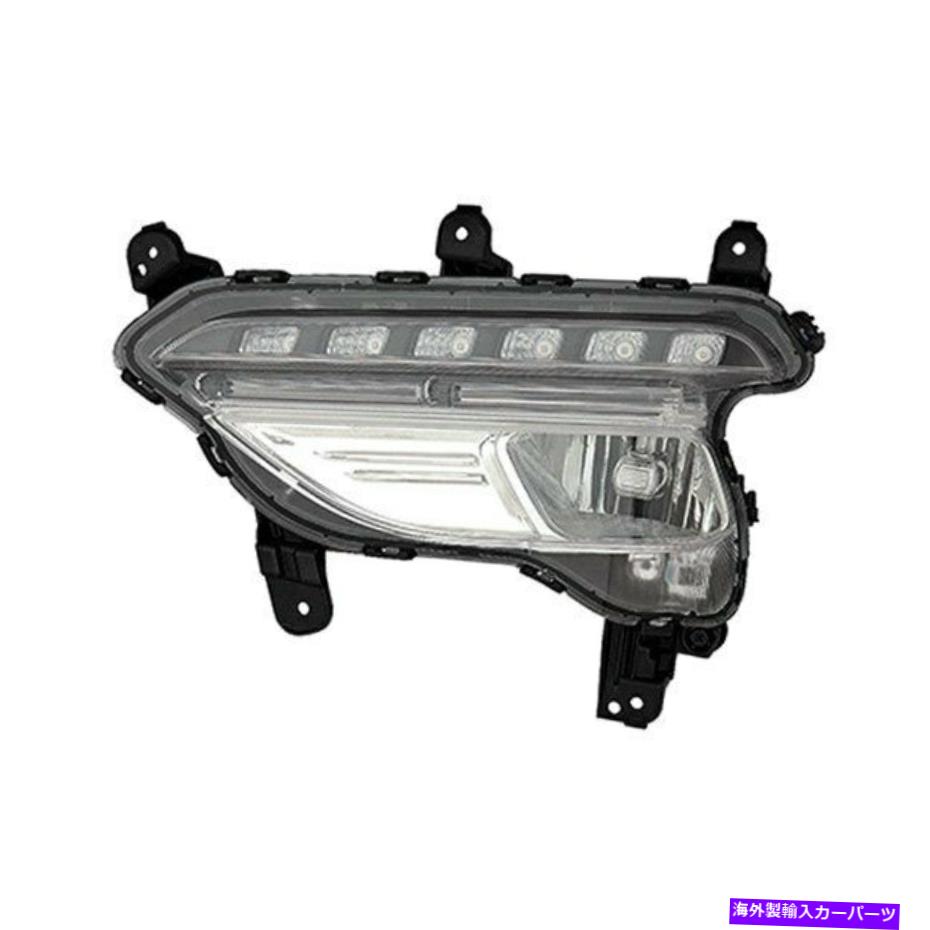 USヘッドライト Hyundai Santa Fe Sport 17-18助手席側交換用フォグライトを交換 For Hyundai Santa Fe Sport 17-18 Replace Passenger Side Replacement Fog Light【並行輸入品】