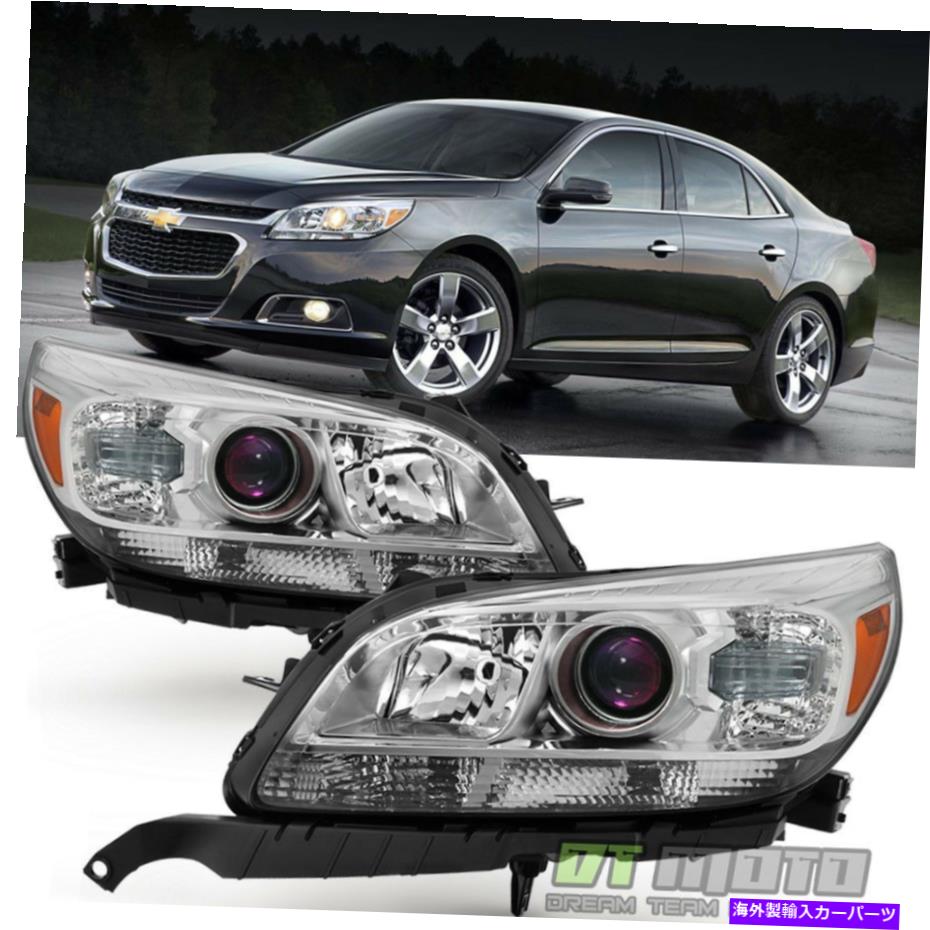 USヘッドライト 左+ right 2013 2014 2015 Chevy Malibuの交換ハロゲンプロジェクターのヘッドライト LEFT+RIGHT 2013 2014 2015 Chevy Malibu Replacement Halogen Projector Headlights【並行輸入品】
