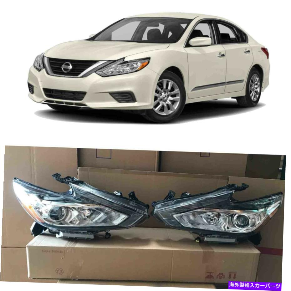 USヘッドライト 2016年2018年日産アルティマW / O LEDドライバー旅客クロム Headlamp Replacement for 2016 2018 Nissan Altima w/o LED Driver Passenger Chrome【並行輸入品】