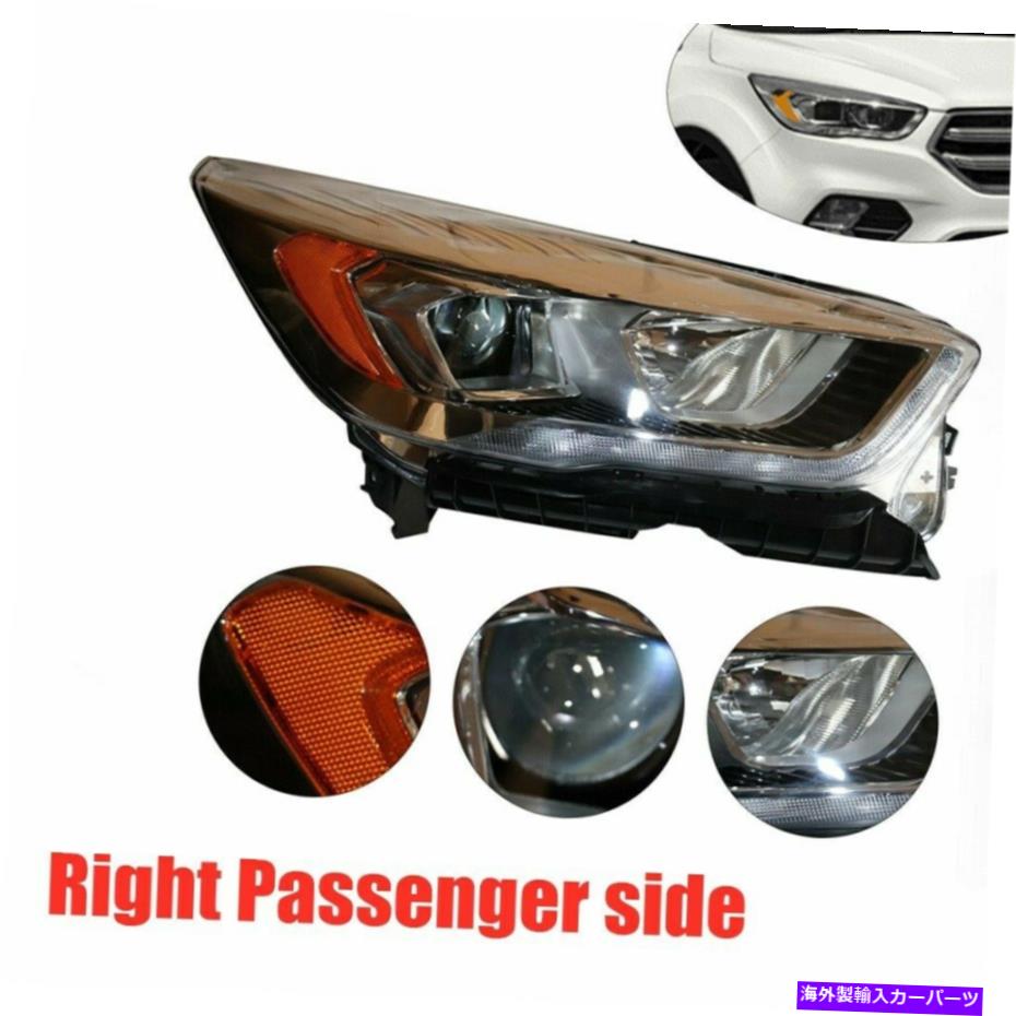 USヘッドライト 2017年18 19フォードエスケープOEM＃GJ5Z13008N 1.5L / Halogen Right Headlight fits for 2017 18 19 Ford Escape OEM# GJ5Z13008N 1.5L/【並行輸入品】