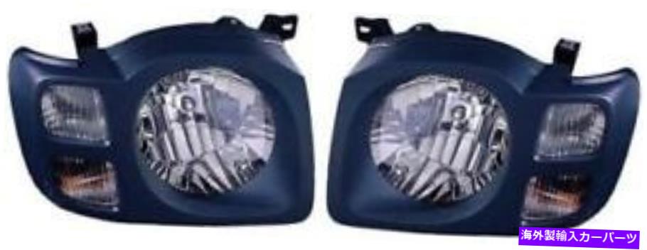 USヘッドライト 2002年 - 2004年日産Xterraフロントヘッドライトアセンブリの交換 SIDE/PAIR for 2002 - 2004 Nissan Xterra Front Headlight Assembly Replacement【並行輸入品】