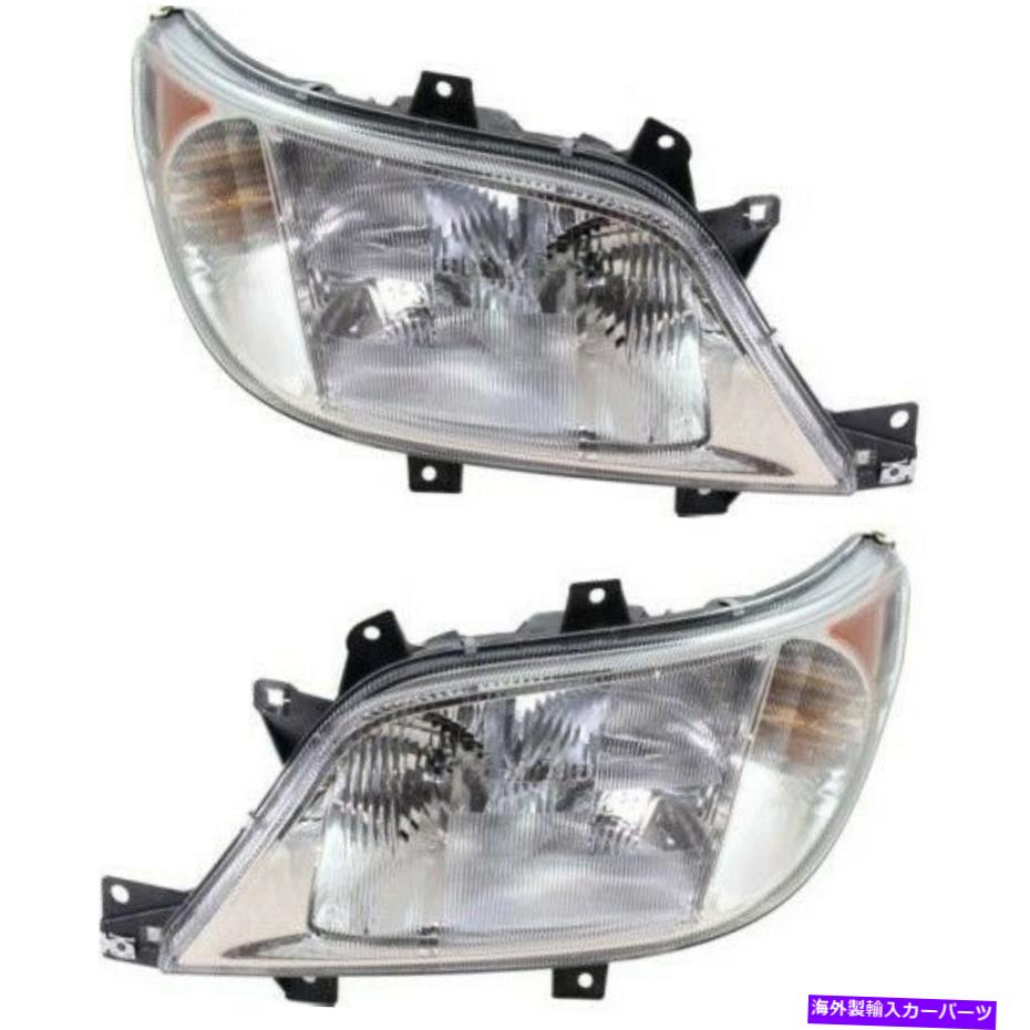 USヘッドライト Headlight 2003-2006 FreightLiner Sprinter 2500 Left＆Right 2PC Headlight Set For 2003-2006 Freightliner Sprinter 2500 Left & Right 2Pc【並行輸入品】