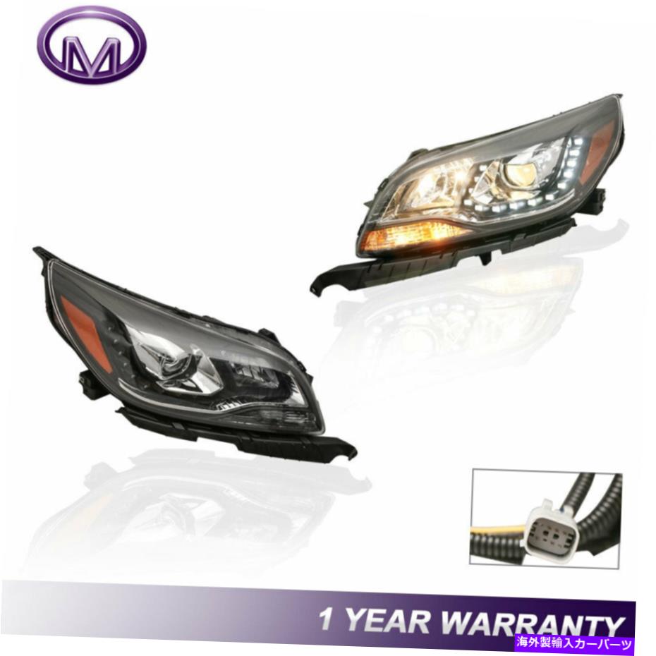 USヘッドライト 2013-2015 Chevy MalibuのためのLED DRLの新しいペア左右のヘッドライトW / LED DRL NEW Pair Left & Right Side Headlights w/ LED DRL for 2013-2015 Chevy Malibu【並行輸入品】｜Us Custom Parts Shop USDM