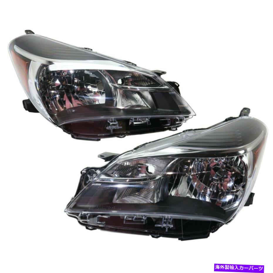 USヘッドライト 2015-2017のヘッドライトToyota Yaris Ce L Le Pair LHとRh Capa Headlight For 2015-2017 Toyota Yaris CE L LE Pair LH and RH CAPA【並行輸入品】