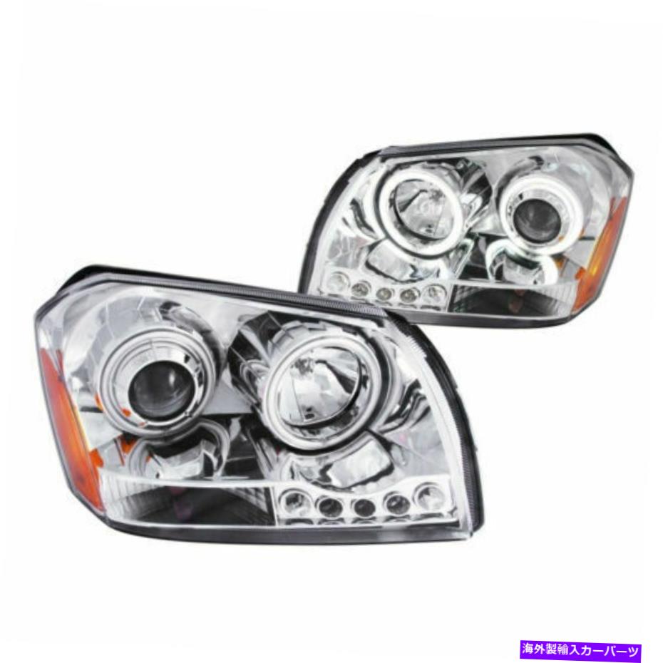 USヘッドライト Anzo 121219クロムクリアレンズプロジェクターヘッドライトW / Halo用05-07ドッジマグナム Anzo 121219 Chrome Clear Lens Projector Headlight w/ Halo for 05-07 Dodge Magnum【並行輸入品】