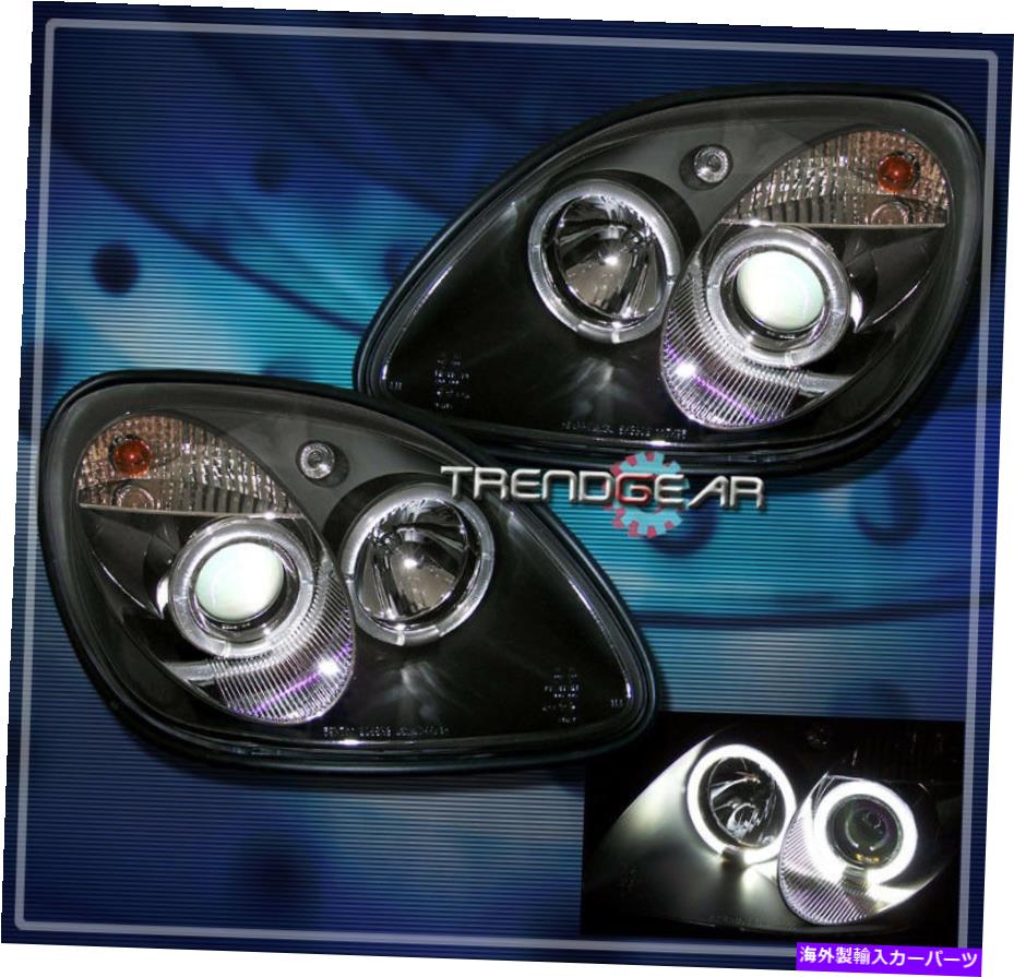 USヘッドライト 1998-2004メルセデスベンツR170 SLK Haloプロジェクターヘッドライトブラック2001 2002 2003 1998-2004 MERCEDES-BENZ R170 SLK HALO PROJECTOR HEADLIGHTS BLACK 2001 2002 2003【並行輸入品】 59,818円