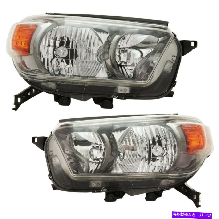 USヘッドライト 2010-2013トヨタ4RUNNER SR5の歩道モデルの左右のCAPA Headlight Set For 2010-2013 Toyota 4Runner SR5 Trail Models Left and Right CAPA【並行輸入品】