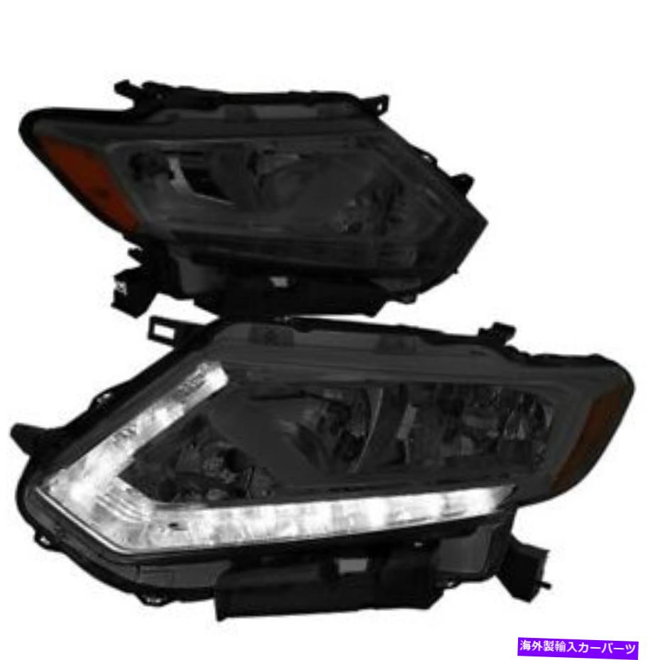 USヘッドライト クロームハウジング/スモークレンズ/アンバーOEリフレクターヘッドライト14-16日産ローグ Chrome Housing/Smoke Lens/Amber OE Reflector Headlight For 14-16 Nissan Rogue【並行輸入品】｜Us Custom Parts Shop USDM