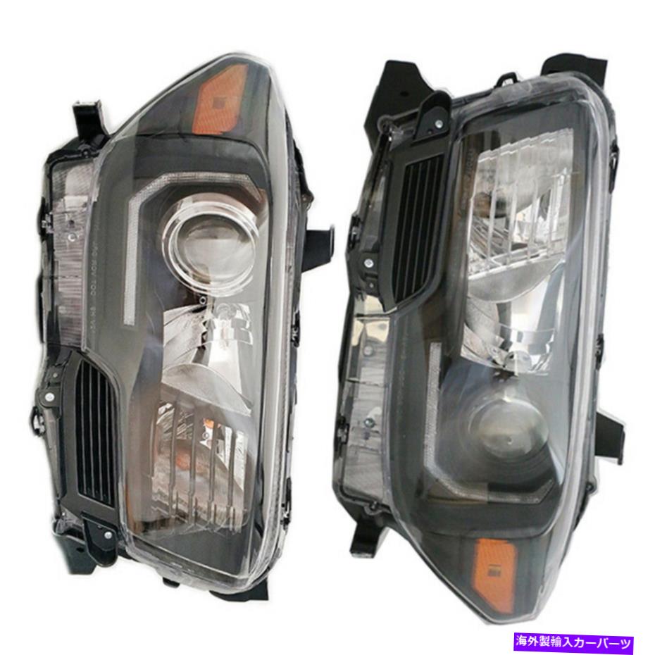 USヘッドライト ブラックL＆Rプロジェクターヘッドライト、LEDランプ16-19トヨタタコマ、TO2503243 Black L&R Projector Headlights,LED Lamp Clear For 16-19 Toyota Tacoma,TO2503243【並行輸入品】
