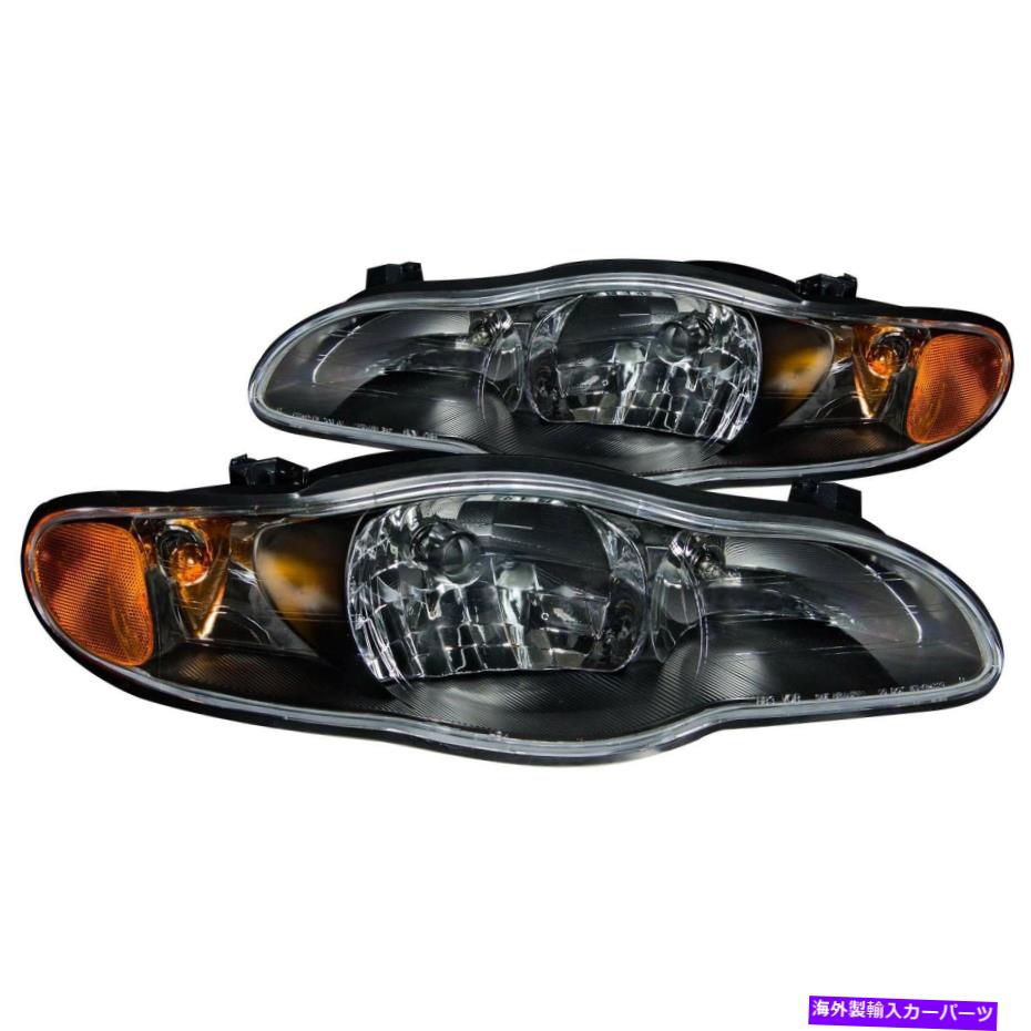 USヘッドライト フィット2000-05シボレーモンテカルロヘッドライト左のドライバー＆右助手席側 Fits 2000-05 Chevrolet Monte Carlo Headlight Left Driver & Right Passenger Side【並行輸入品】