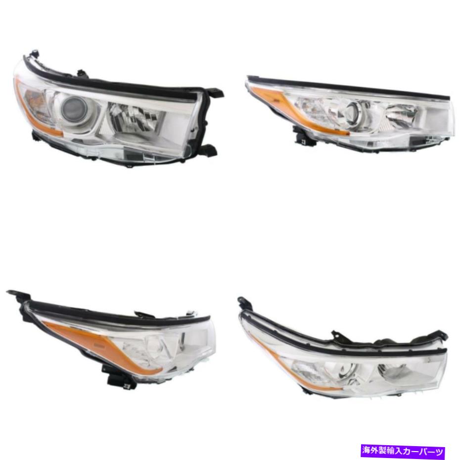 USヘッドライト TO2503221C 14-16トヨタハイランダーカーパ旅客サイドのヘッドライト TO2503221C Headlight for 14-16 Toyota Highlander CAPA Passenger Side【並行輸入品】