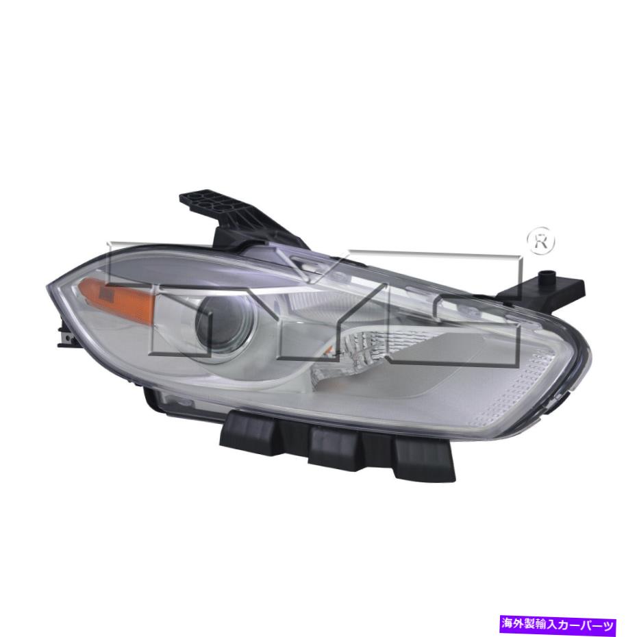 USヘッドライト 13-15 Dodge Dart Chrome Trim（w / o logo）右乗客のためのハロゲンヘッドライト Halogen Headlight for 13-15 Dodge Dart Chrome Trim (w/o Logo) Right Passenger【並行輸入品】｜Us Custom Parts Shop USDM