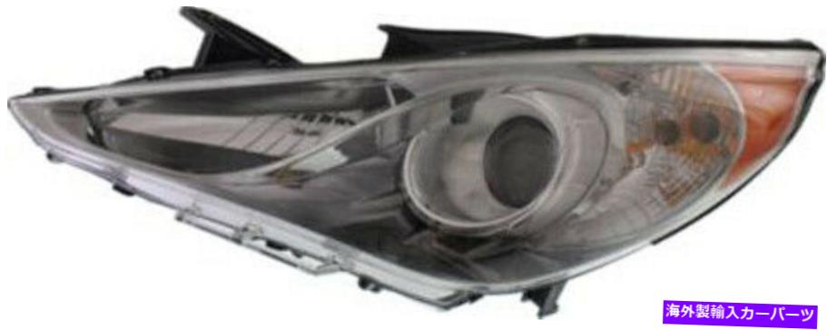 USヘッドライト 2011-2014 Hyundai Sonataのための左運転側のヘッドライトヘッドランプ Left Driver Side Headlight Head Lamp for 2011-2014 Hyundai Sonata【並行輸入品】