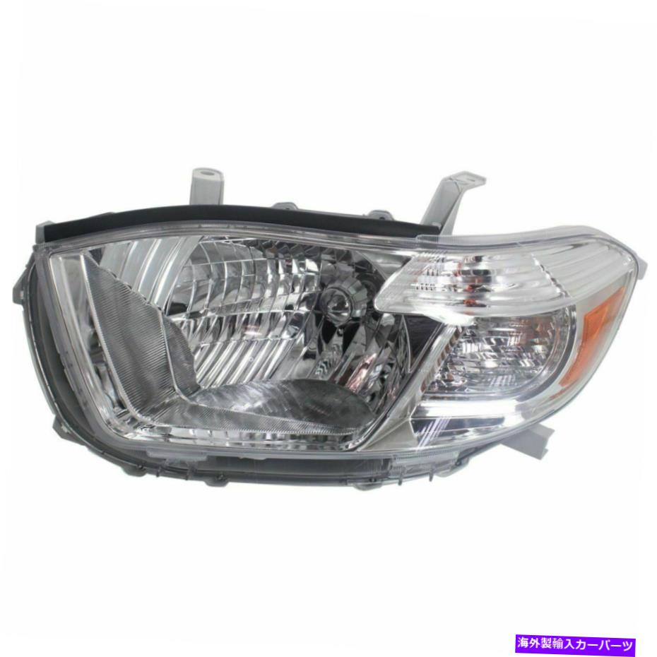 USヘッドライト 2010年のハロゲンヘッドライトのトヨタハイランダーベース左W /電球ハロゲンカーパ Halogen Headlight For 2010 Toyota Highlander Base Left w/ Bulb(s) Halogen CAPA【並行輸入品】 59,818円