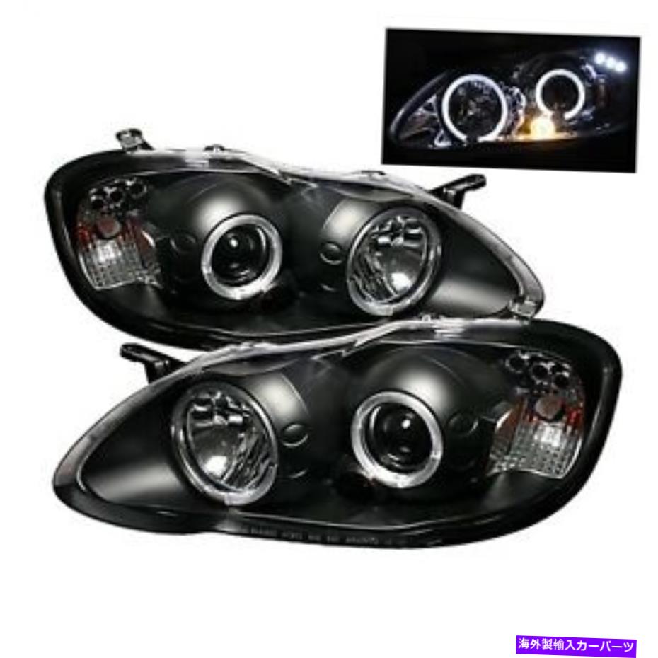 USヘッドライト Spyder Auto 5011787 Halo Projectorヘッドライトは03-08カローラに収まります Spyder Auto 5011787 Halo Projector Headlights Fits 03-08 Corolla【並行輸入品】