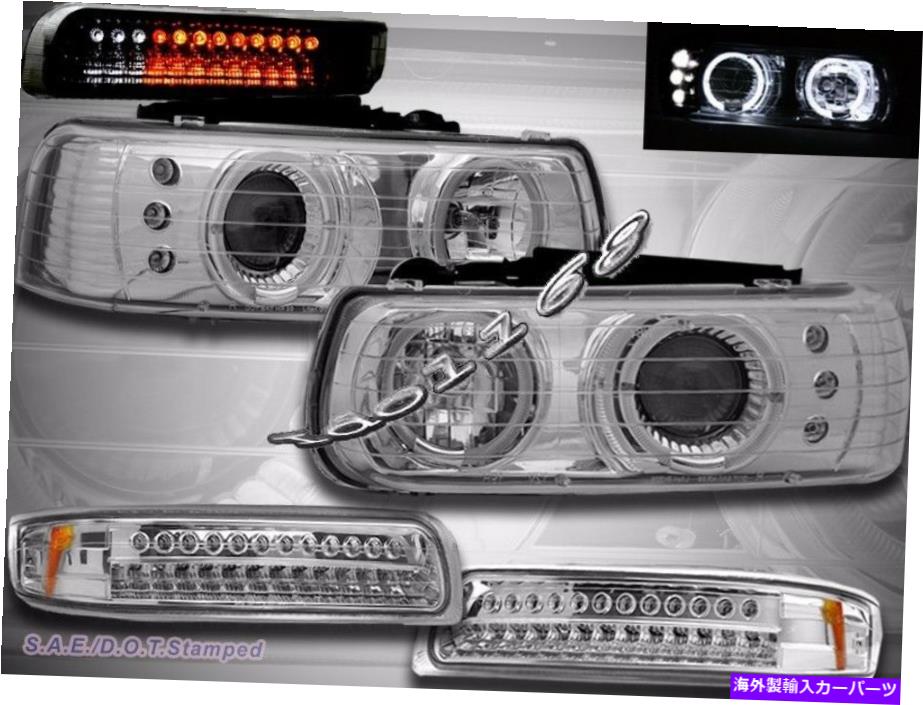 USヘッドライト Silverado 1999-2002ヘッドライト+ LEDバンパー2 Halo. Silverado 1999-2002 Headlights + LED Bumper Two Halo【並行輸入品】 59,818円