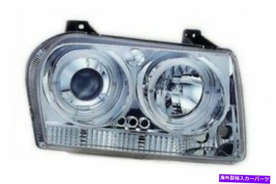 USヘッドライト IPCW CWS-413C2クロームハウジングプロジェクターヘッドライトクライスラー300のリング IPCW CWS-413C2 Chrome Housing Projector Headlights w/Rings for Chrysler 300【並行輸入品】