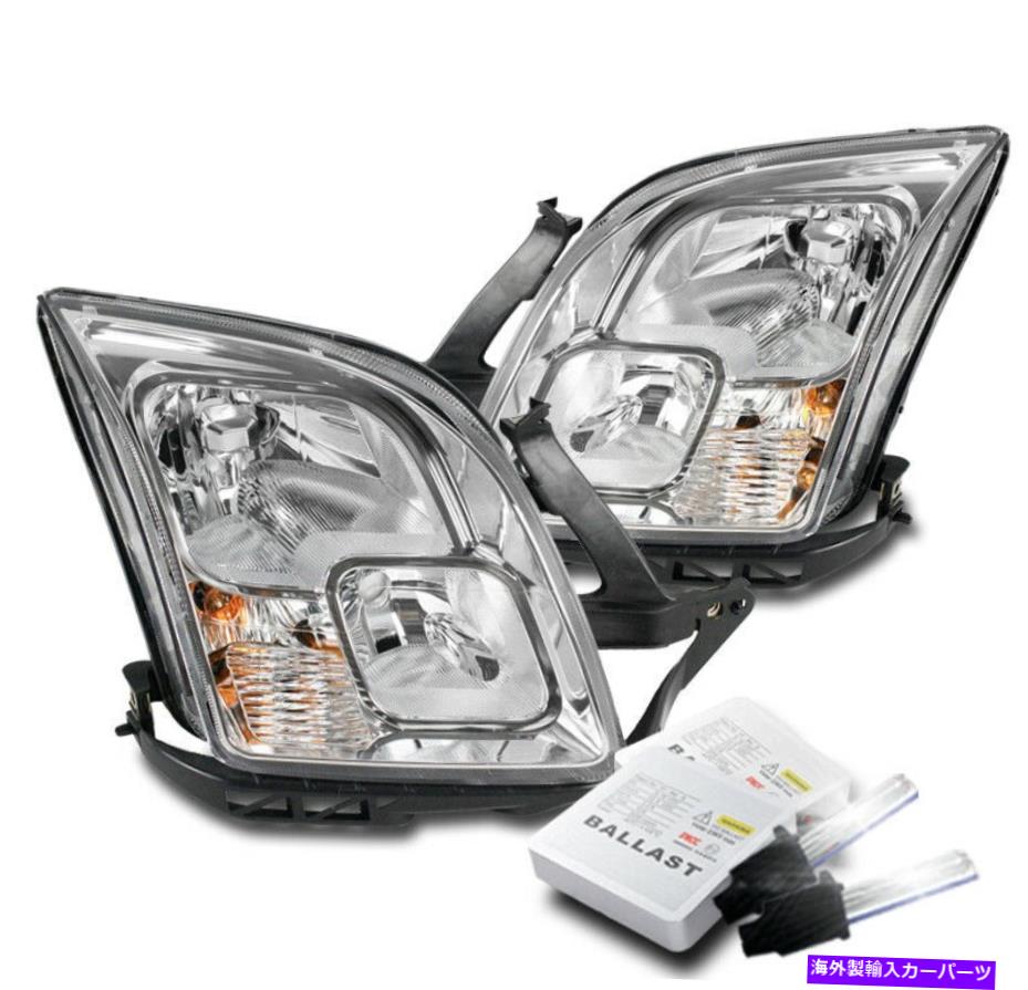USヘッドライト 2006-2009フォードフュージョンクロム交換ヘッドライトランプランプ+ 6KキセノンHID FOR 2006-2009 FORD FUSION CHROME REPLACEMENT HEADLIGHTS LAMPS LAMP +6K XENON HID【並行輸入品】