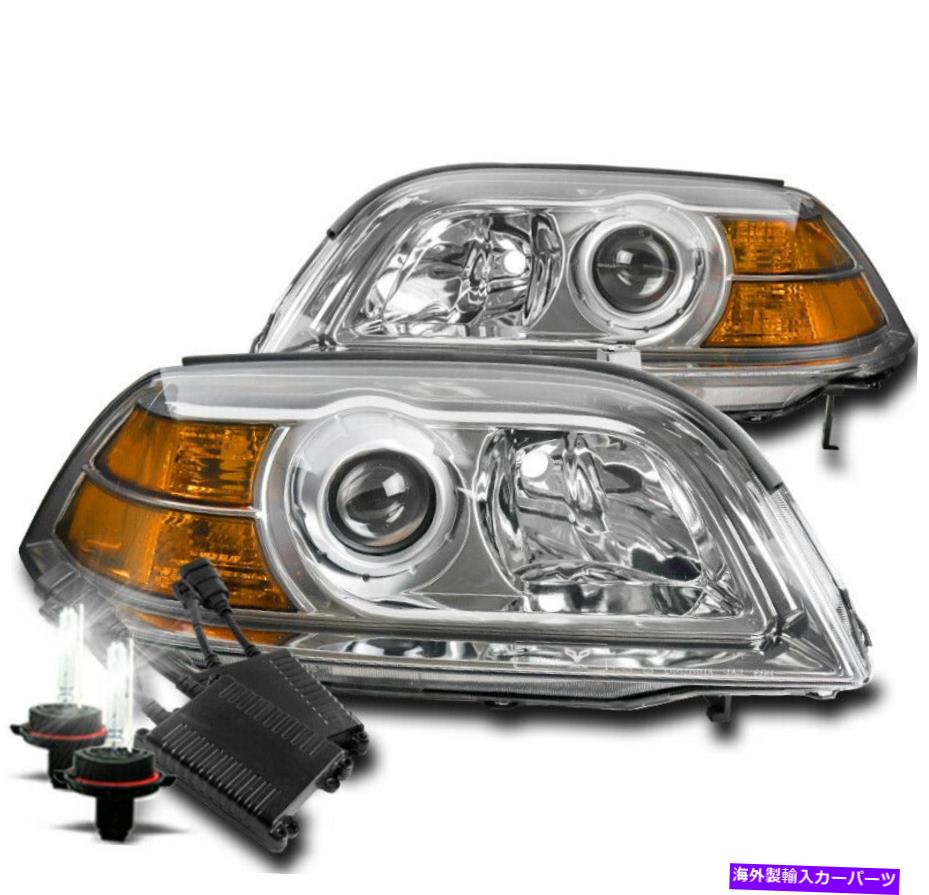 USヘッドライト 2004年2006年2006年Acura MDX Chrome ProjectorヘッドライトランプW / 50W 8K HIDキット FOR 2004 2005 2006 ACURA MDX CHROME PROJECTOR HEADLIGHTS LAMPS W/50W 8K HID KIT【並行輸入品】