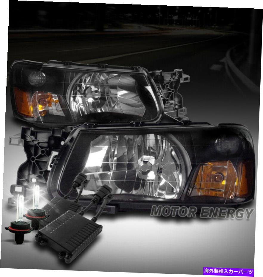 USヘッドライト Subaru Forester交換用ヘッドライトヘッドランプランプブラックW / 50W 6K HID FOR 03-04 SUBARU FORESTER REPLACEMENT HEADLIGHT HEADLAMP LAMP BLACK W/50W 6K HID【並行輸入品】｜Us Custom Parts Shop USDM
