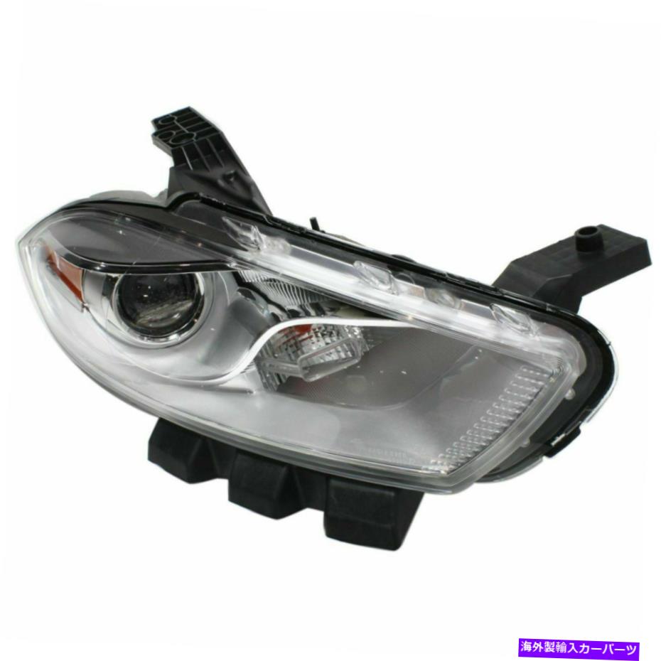 USヘッドライト 新しいハロゲンヘッドランプアセンブリRHサイドフィットDODGE DART CH2519143 NEW HALOGEN HEAD LAMP ASSEMBLY RH SIDE FITS DODGE DART CH2519143【並行輸入品】
