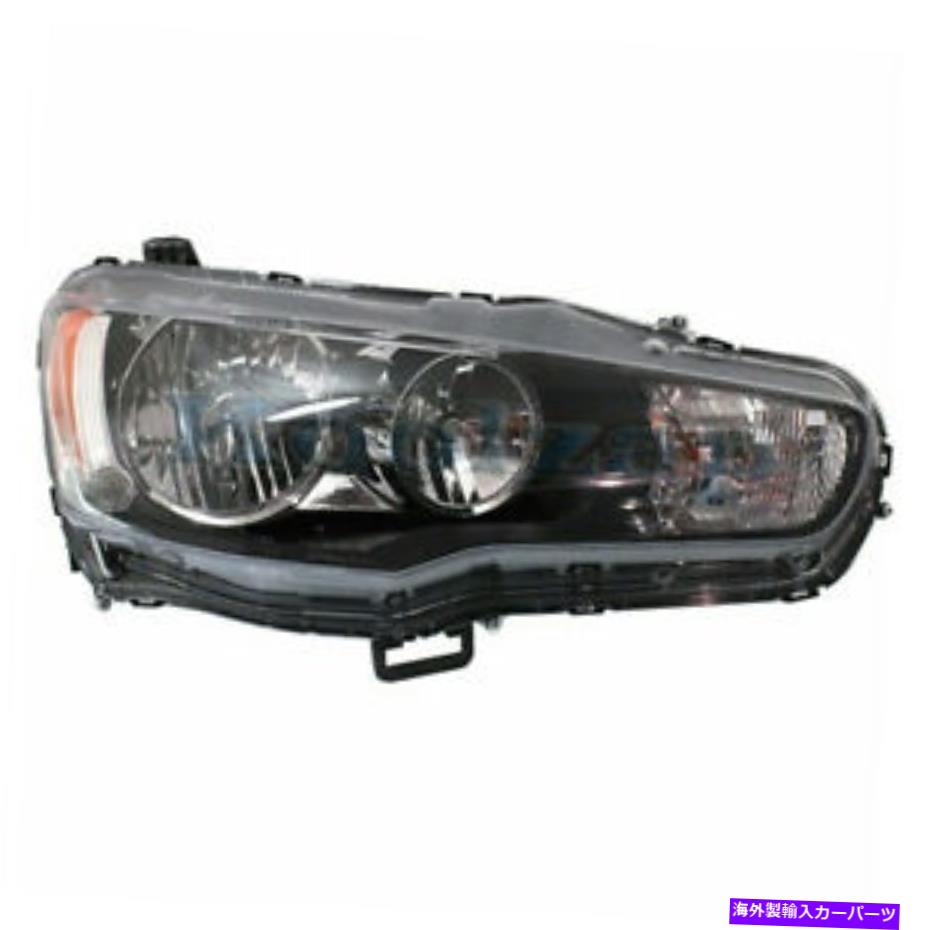 USヘッドライト 09-17ランサーフロントヘッドライトヘッドランプハロゲンヘッドライトランプ右側 09-17 Lancer Front Headlight Headlamp Halogen Head Light Lamp w/Bulb Right Side【並行輸入品】｜Us Custom Parts Shop USDM