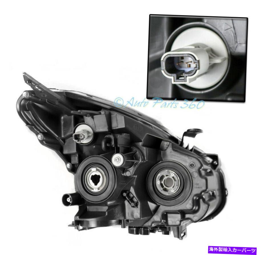 USヘッドライト 08-13ローグ/ 14-15の選択ブラックヘッドライトランプW / LED DRL信号+ 6000K HID FOR 08-13 ROGUE/14-15 SELECT BLACK HEADLIGHTS LAMPS W/LED DRL SIGNAL+6000K HID【並行輸入品】