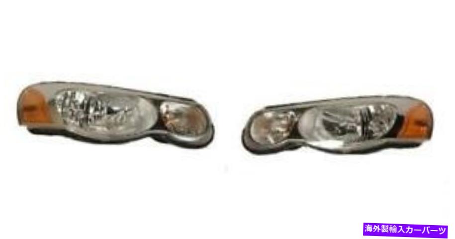 USヘッドライト 2004年 - 2006年のChrysler Sebringフロントヘッドライトアセンブリの交換 SIDE/PAIR for 2004 - 2006 Chrysler Sebring Front Headlight Assembly Replacement【並行輸入品】